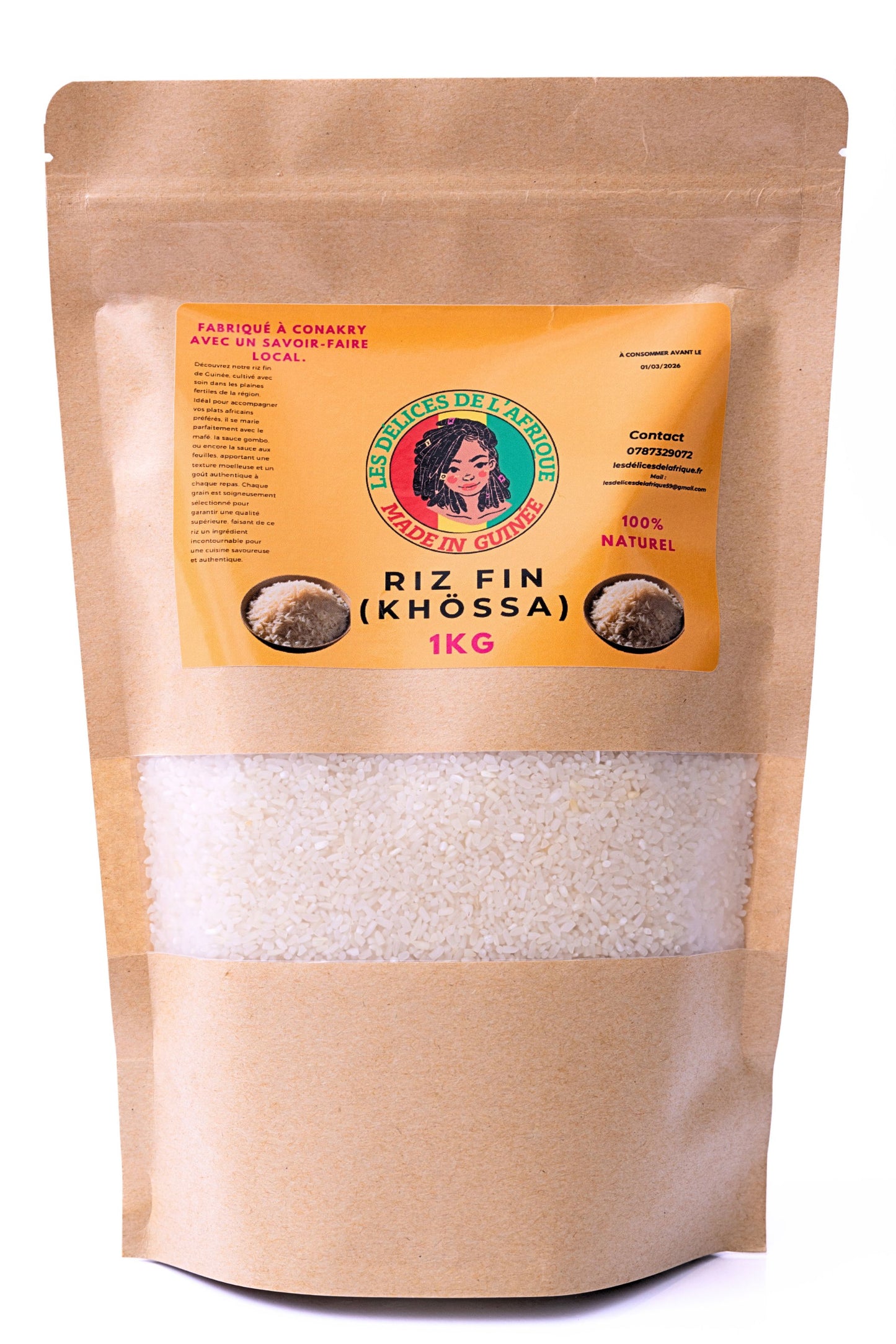 Riz Fin de Guinée (Khössa)