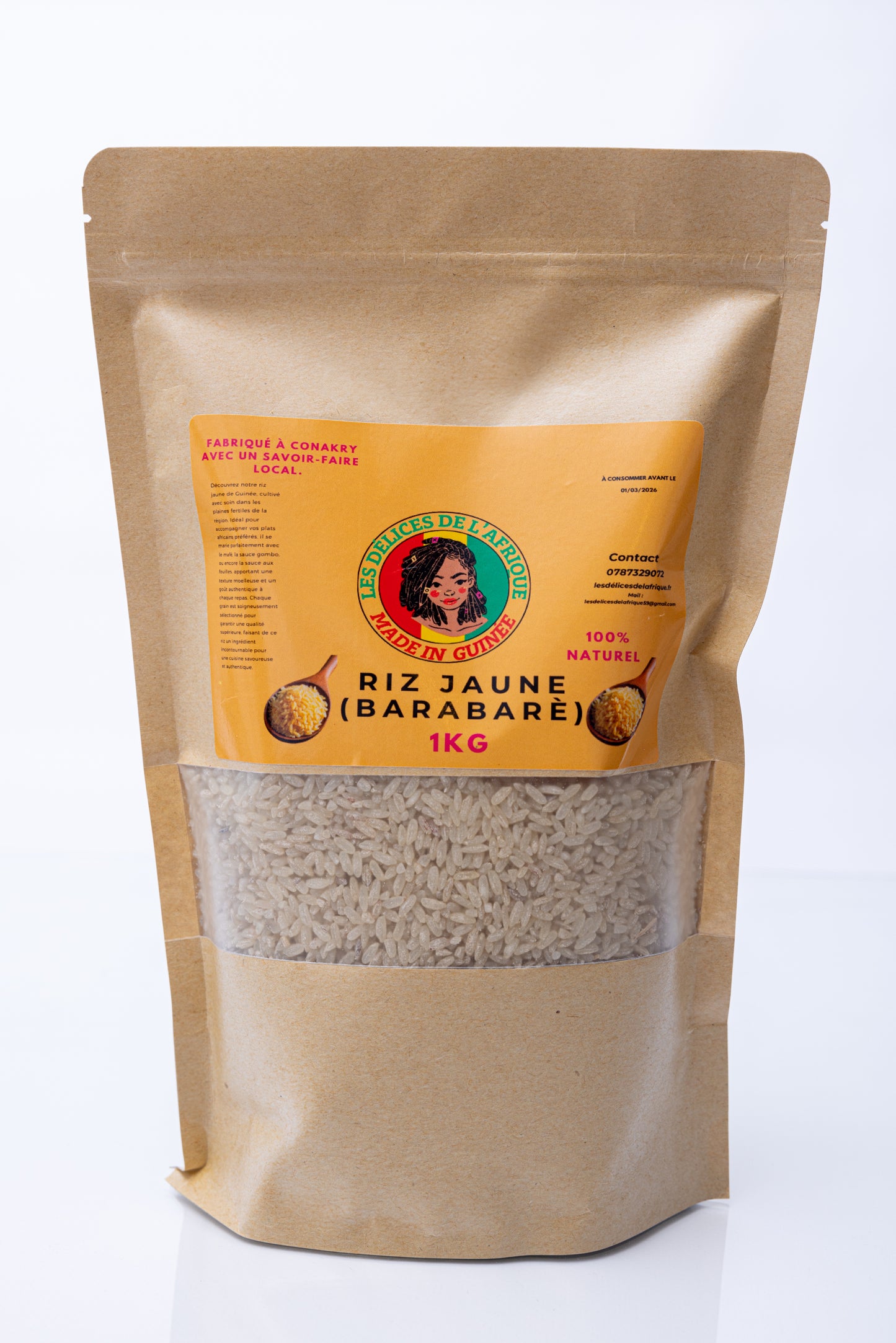 Riz jaune (barabarè)
