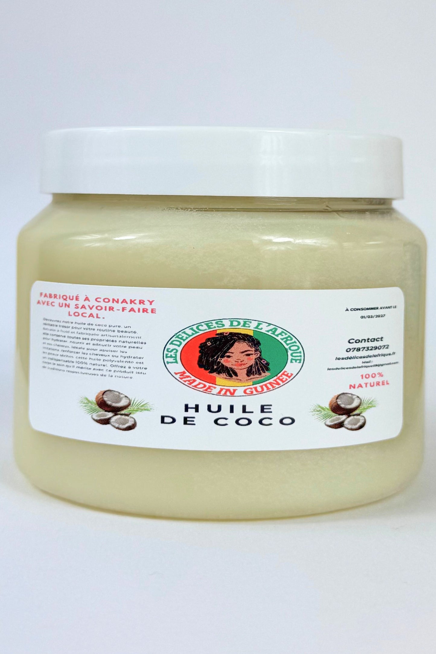 Huile de Coco Vierge de Guinée
